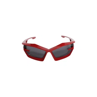 Pre-owned Givenchy Cut Sunglasses 'shiny Red/smoke'