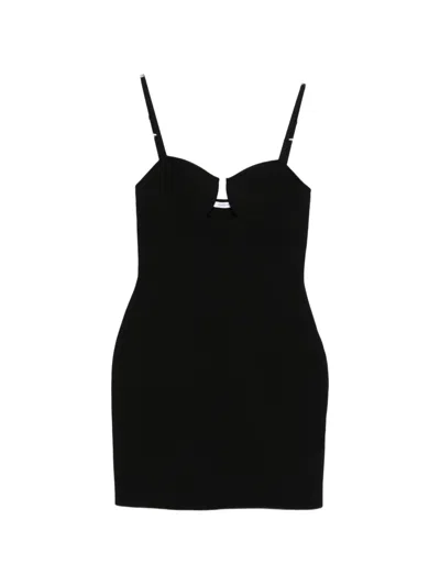 Givenchy Cutaway Mini Dress In Black