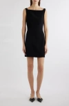 Givenchy Cutout Draped Mini Dress In Black