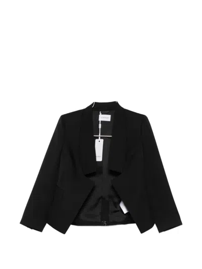 Givenchy Cut-out Lapel Blazer In Black