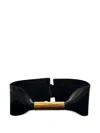 Givenchy Cylindrical Belt In Black