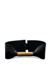 Givenchy Cylindrical Hardware Belt In Black