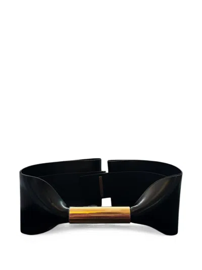 Givenchy Cylindrical Hardware Belt In Black