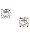 Givenchy Earrings, Gold-tone Crystal Stud Earrings In Gold-tone