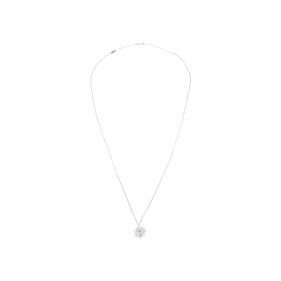 Pre-owned Givenchy Daisy Pendant Necklace 'white' | Women's Size Onesize