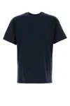 Givenchy Dark Blue Cotton T-shirt In Blue