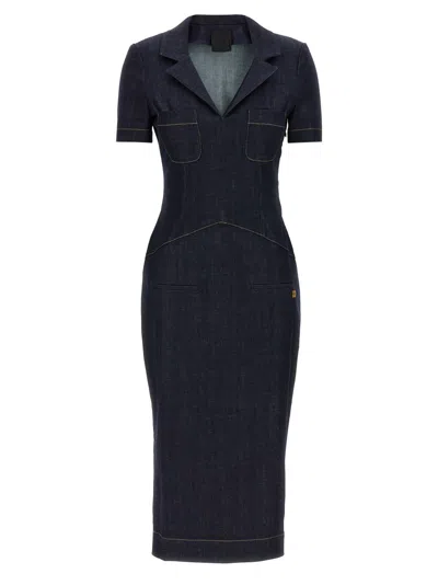 GIVENCHY DARK BLUE DENIM DRESS