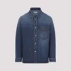 Givenchy Classic Denim Shirt With Button-up Front In Blue