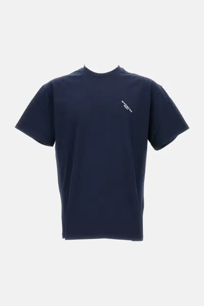 Givenchy Cotton Crew Neck T-shirt In Blue