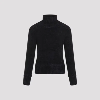GIVENCHY DARK BLUE TURTLE NECK SWEATER