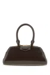 Givenchy Antigona Structured Leather Handbag With Metal Hardware In Brown
