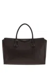 Givenchy Womens Antigona Catchall Medium Leather Shoulder Bag Chocolate In Brown