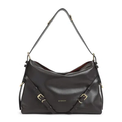 Givenchy Dark Brown Voyou Medium Shoulder Bag