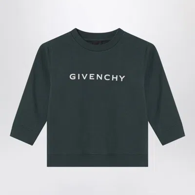Givenchy Kids' Dark Green Sweatshirt With Logo