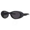 Givenchy Dark Grey Oval Ladies Sunglasses Gv40065i 02a 55