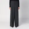 Givenchy Oversized Tailored Pants In Wool In Grey