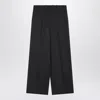 Givenchy Oversized Tailored Pants In Wool In Grey
