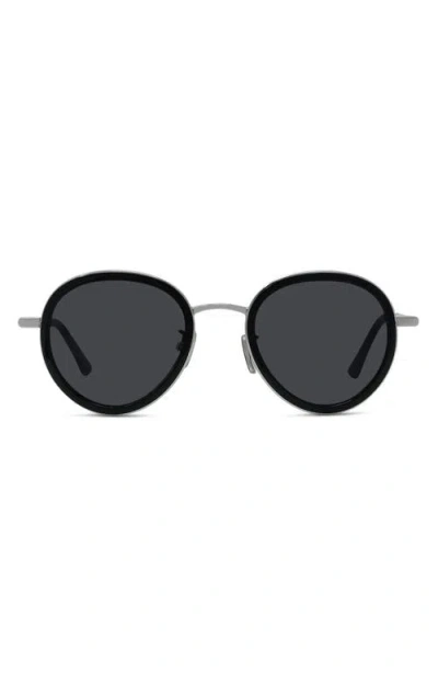 Givenchy Day 49mm Small Round Sunglasses In Black