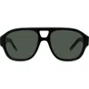 Givenchy Day 55mm Gradient Pilot Sunglasses In Black
