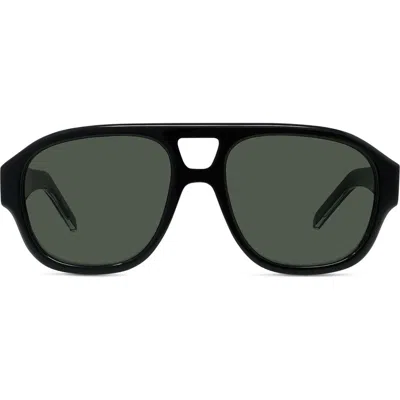 Givenchy Day 55mm Gradient Pilot Sunglasses In Black