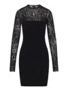 Givenchy Python Print Tulle Dress With 4g Detail