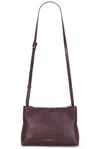 Givenchy Day Pochette Leather Crossbody Bag In Burgundy