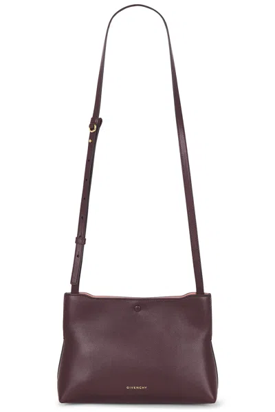 Givenchy Day Flat Pochette Bag In Burgundy