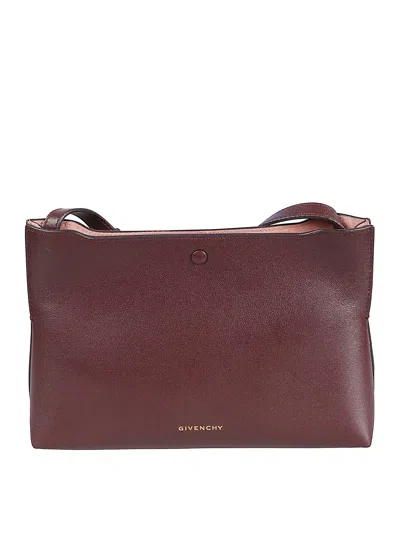 Givenchy Day Flat Pochette In Burgundy