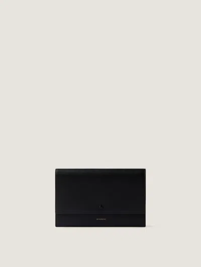 Givenchy Day Flat Pouch In Grained Leather In Multi