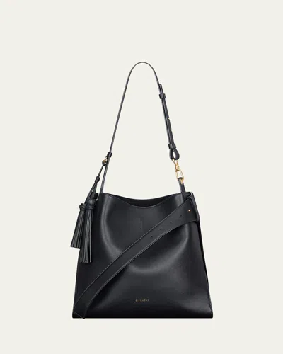 Givenchy Day Medium Hobo Bag In Smooth Leather In Black