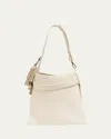 Givenchy Day Medium Hobo Bag In Smooth Leather In White