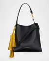 Givenchy Day Mini Hobo Bag In Smooth Leather In Black