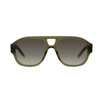 Pre-owned Givenchy Day Sunglasses 'light Green/gradient Green' | Men's Size 55