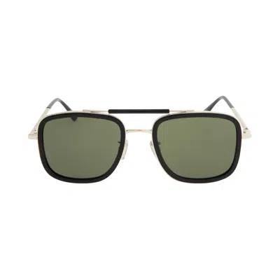 Pre-owned Givenchy Day Sunglasses 'shiny Palladium/green' | Silver | Men's Size 52