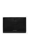 Givenchy Grained-leather Wallet In Black
