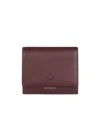 Givenchy Portefeuille Day En Cuir Brillant In Burgundy