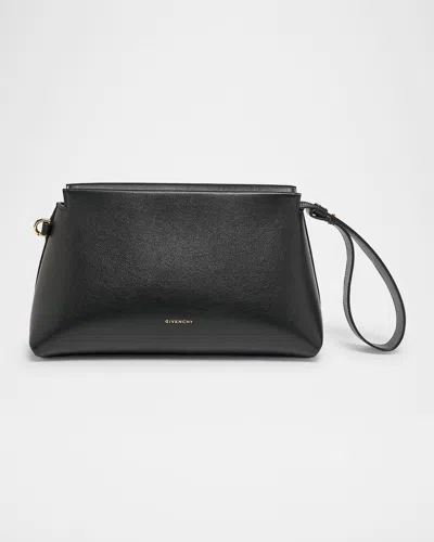 Givenchy Day Wristlet Pouch Bag In Grain Leather