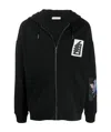 Givenchy Decal Inlaid Zipper Hat Casual Jacket In Black