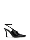 Givenchy Sleek Slingback Pumps With Pointed Design In Black