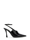 Givenchy Sleek Slingback Pumps With Pointed Design In Black