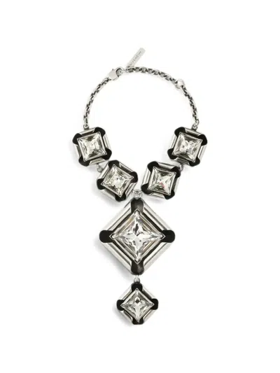 Givenchy Deconstructed Crystals Bracelet In Metal And Crystals In Silber