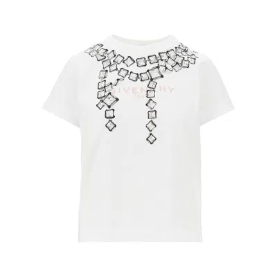 GIVENCHY DECONSTRUCTED CRYSTALS PRINT T-SHIRT