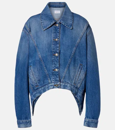 Givenchy Deconstructed Oversized Denim Jacket In Blue