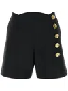 Givenchy Shorts In Wool And Mohair With Buttons In Black