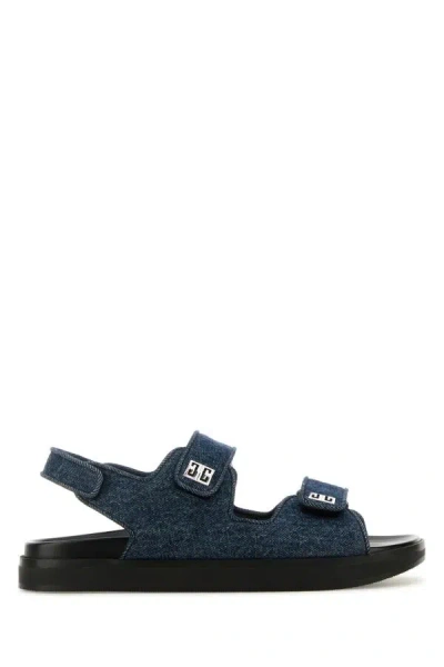 GIVENCHY DENIM 4G SANDALS