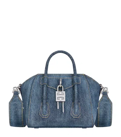 GIVENCHY DENIM ANTIGONA LOCK TOY BAG
