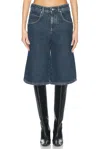 Givenchy Denim Bermuda Short In Blue