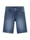 Givenchy Denim Bermuda Shorts In 蓝色
