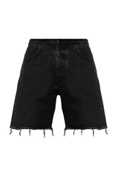 Givenchy Denim Bermuda Shorts In Black
