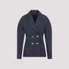 Givenchy Double-breasted Buttoned Blazer In Denim
